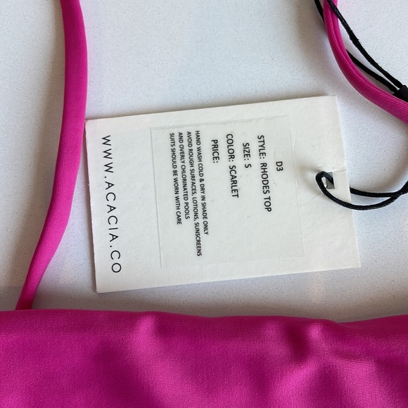 NWT acacia Rhodes top scarlet - Picture 3 of 7